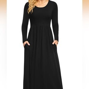 NEW PRICE🧚‍♀️Fave Casual Maxi Dress in Black XS-3X!